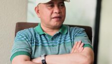 Anggota Komisi XI DPR RI Marwan Jafar memberikan keterangan terkait kebijakan fiskal daerah